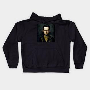 Max Stirner Portrait (Imaginary Painting) Kids Hoodie